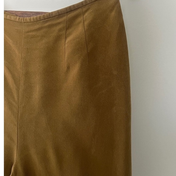 Travis Ayers Dressbarn Silk Olive Green Dress Pants Career Size 10 - Picture 4 of 4